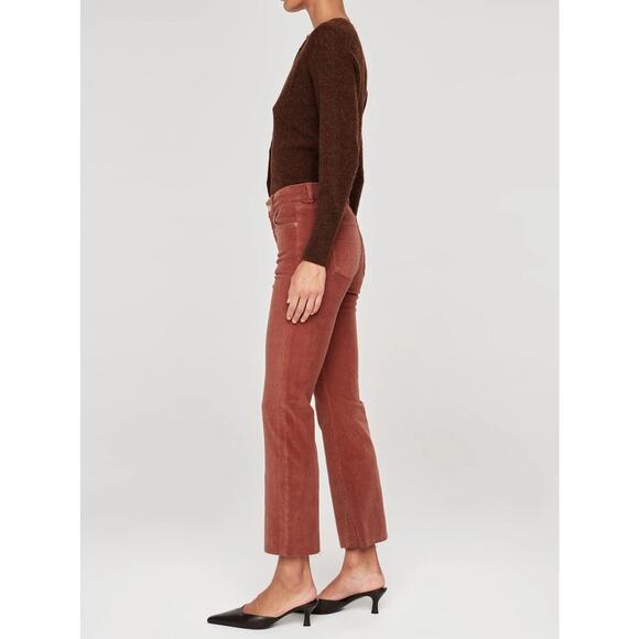 DL1961 Bridget Bootcut Highrise Cropped Corduroy Pants - Picture 1 of 7